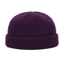 Lade das Bild in den Galerie-Viewer, Unisex Solid Color Knitted Wool Hat Skull Cap Beanie
