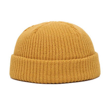 Lade das Bild in den Galerie-Viewer, Unisex Solid Color Knitted Wool Hat Skull Cap Beanie
