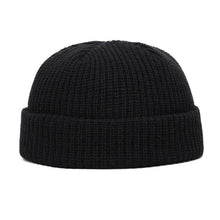 Lade das Bild in den Galerie-Viewer, Unisex Solid Color Knitted Wool Hat Skull Cap Beanie
