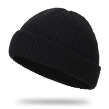 Lade das Bild in den Galerie-Viewer, Unisex Solid Color Knitted Wool Hat Skull Cap Beanie
