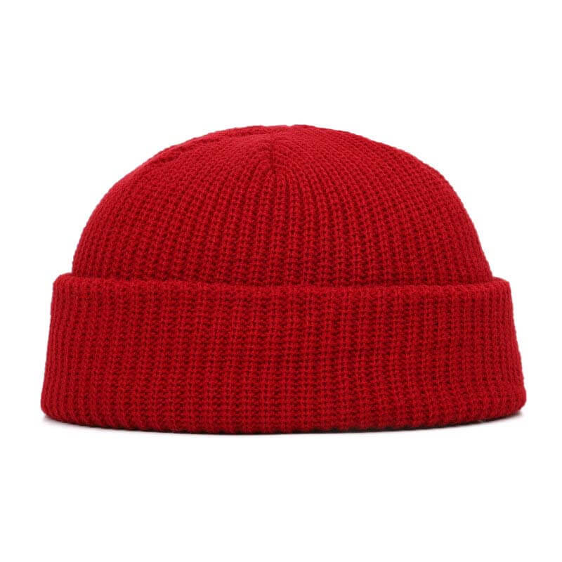 Unisex Solid Color Knitted Wool Hat Skull Cap Beanie