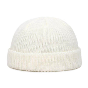 Unisex Solid Color Knitted Wool Hat Skull Cap Beanie