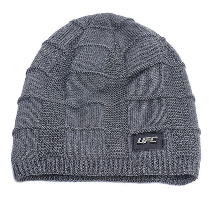 Herren Wolle Plus Dicker Winter Warm halten Winddichte Strickmütze