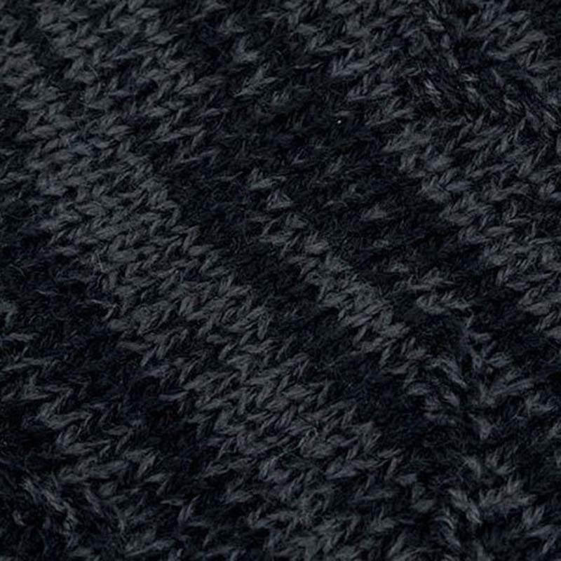 Herren Solid Color Stripe Knit Plus Velvet Fashion Beanie Hüte für Männer Outdoor Halten Sie warme Mützen