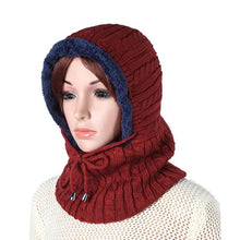 Lade das Bild in den Galerie-Viewer, Frauen Männer Paare Mehrzweck Sturmhaube Gesichtsmaske Winter Strick Schal Skullies Mützen Hut Halswärmer
