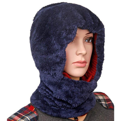 Frauen Männer Paare Mehrzweck Sturmhaube Gesichtsmaske Winter Strick Schal Skullies Mützen Hut Halswärmer