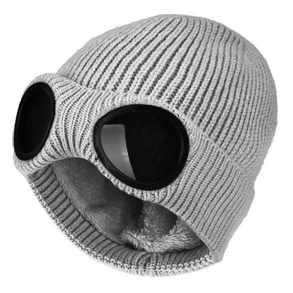 Warme taktische Skifahrer-Strickmütze für Herren