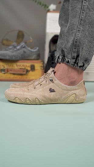 draussenfeet handgefertigte lederschuhe 31437 khaki