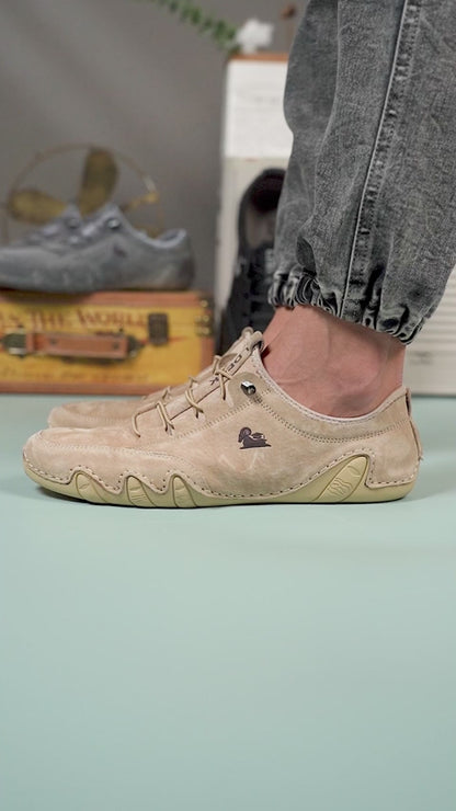 draussenfeet handgefertigte lederschuhe 31437 khaki