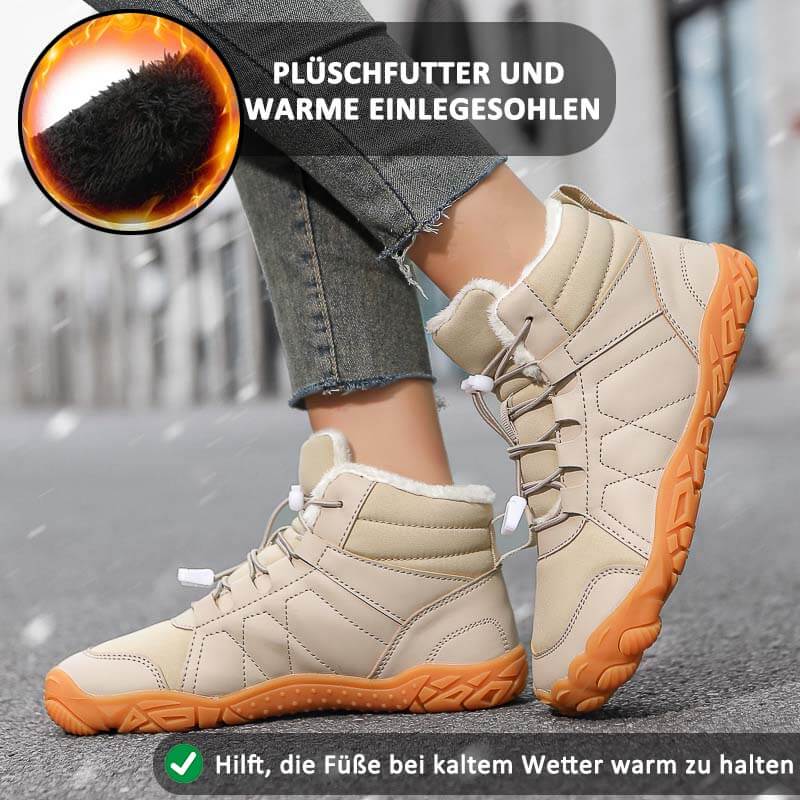 Outdoor-Schuhe Dicker Baumwolle Schneestiefel Rutschfester & Wasserdichter Barfußschuh für den Winter (Unisex)