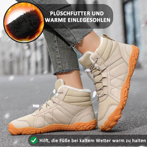 Outdoor-Schuhe Dicker Baumwolle Schneestiefel Rutschfester & Wasserdichter Barfußschuh für den Winter (Unisex)