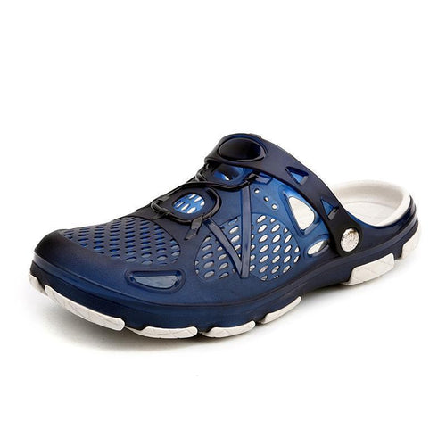 draussenfeet ausgehohlte sandalen hausschuhe 132928 blau