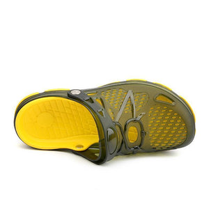 draussenfeet ausgehohlte sandalen hausschuhe 132928 grun