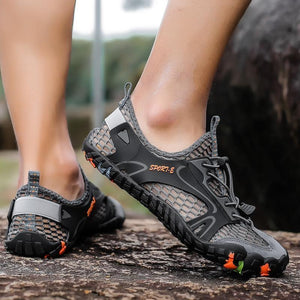 draussenfeet barfussschuhe 132461 grau