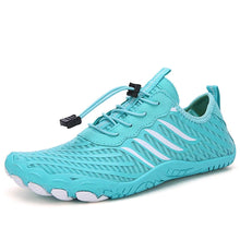 Lade das Bild in den Galerie-Viewer, draussenfeet barfussschuhe 31428 turkis
