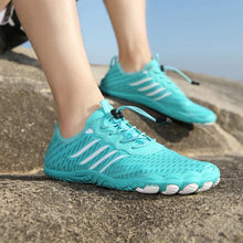Lade das Bild in den Galerie-Viewer, draussenfeet barfussschuhe 31428 turkis
