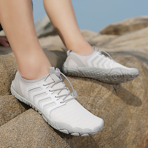draussenfeet barfussschuhe 31435 grau 