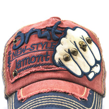 Lade das Bild in den Galerie-Viewer, draussenfeet baseballkappen 31200 rot blau
