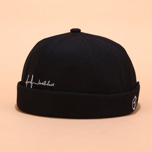 draussenfeet beanie 31199 welle schwarz