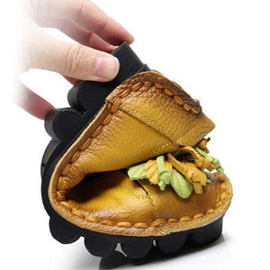 draussenfeet bootsschuhe 108582 gelb
