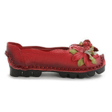 Lade das Bild in den Galerie-Viewer, draussenfeet bootsschuhe 108582 rot
