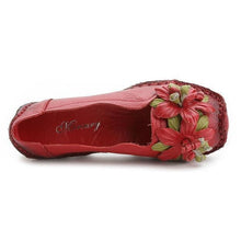 Lade das Bild in den Galerie-Viewer, draussenfeet bootsschuhe 108582 rot

