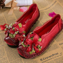 Lade das Bild in den Galerie-Viewer, draussenfeet bootsschuhe 108582 rot
