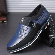 Lade das Bild in den Galerie-Viewer, draussenfeet business lederschuhe 136195 blau
