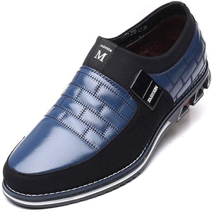 draussenfeet business lederschuhe 136195 blau