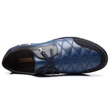 Lade das Bild in den Galerie-Viewer, draussenfeet business lederschuhe 31157 blau
