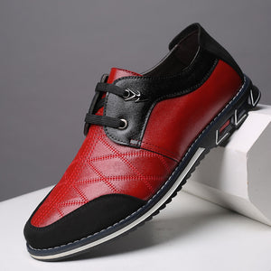 draussenfeet business lederschuhe 31157 rot