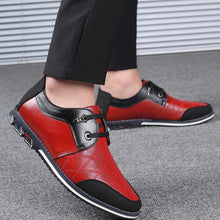 Lade das Bild in den Galerie-Viewer, draussenfeet business lederschuhe 31157 rot
