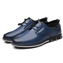Lade das Bild in den Galerie-Viewer, draussenfeet business lederschuhe 31170 blau
