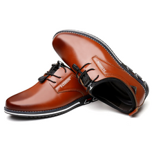 Lade das Bild in den Galerie-Viewer, draussenfeet business lederschuhe 31170 braun
