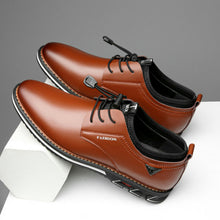 Lade das Bild in den Galerie-Viewer, draussenfeet business lederschuhe 31170 braun
