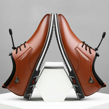 Lade das Bild in den Galerie-Viewer, draussenfeet business lederschuhe 31170 braun
