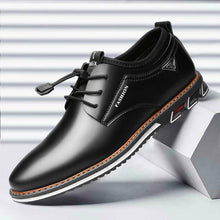 Lade das Bild in den Galerie-Viewer, draussenfeet business lederschuhe 31170 schwarz
