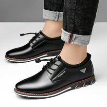 Lade das Bild in den Galerie-Viewer, draussenfeet business lederschuhe 31170 schwarz

