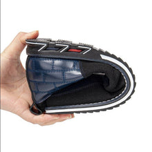 Lade das Bild in den Galerie-Viewer, draussenfeet business lederschuhe 31183 blau
