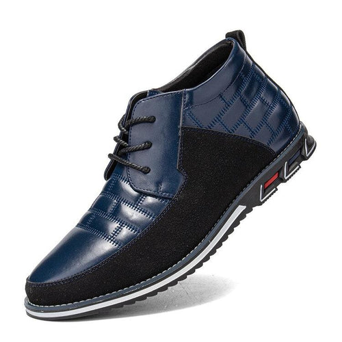 draussenfeet business lederschuhe 31184 blau