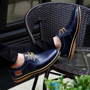 draussenfeet business lederschuhe 31271 blau