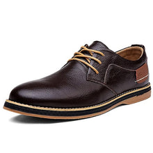 Lade das Bild in den Galerie-Viewer, draussenfeet business lederschuhe 31271 braun
