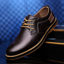 Lade das Bild in den Galerie-Viewer, draussenfeet business lederschuhe 31271 braun
