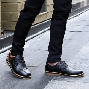 draussenfeet business lederschuhe 31271 schwarz