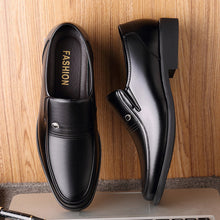 Lade das Bild in den Galerie-Viewer, draussenfeet business lederschuhe 31277 schwarz
