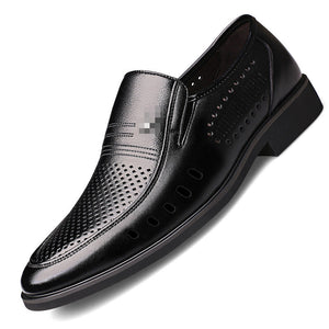 draussenfeet business lederschuhe 31277 schwarz hohl