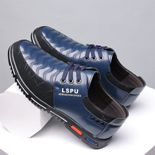 Lade das Bild in den Galerie-Viewer, draussenfeet business lederschuhe 31336 blau

