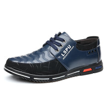 Lade das Bild in den Galerie-Viewer, draussenfeet business lederschuhe 31336 blau
