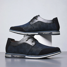 Lade das Bild in den Galerie-Viewer, draussenfeet business lederschuhe 31339 blau
