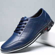 Lade das Bild in den Galerie-Viewer, draussenfeet business lederschuhe 31372 blau
